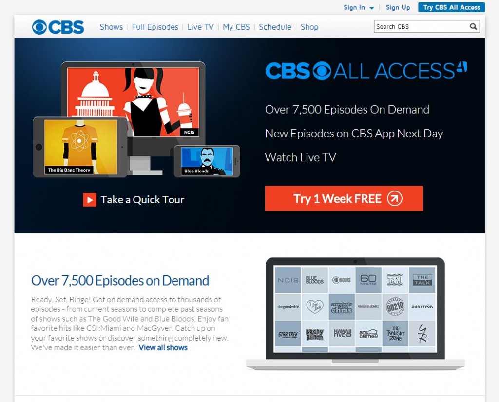 What is CBS All Access? How to Subscribe for a Free Trial1024 x 825