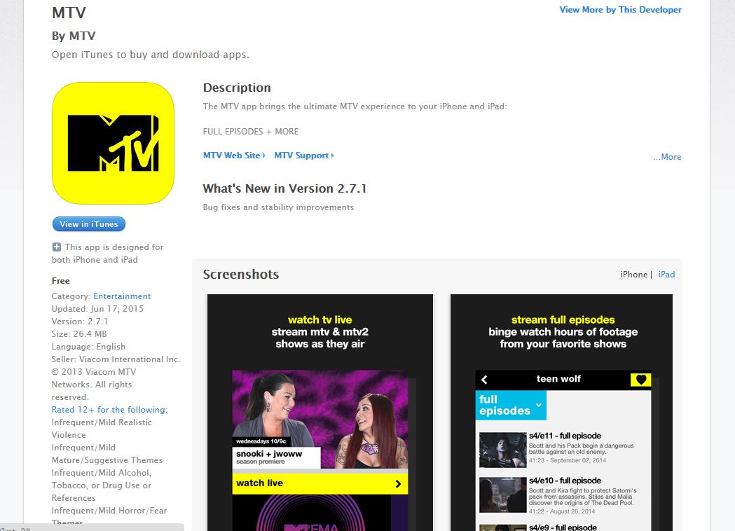 watch mtv online free