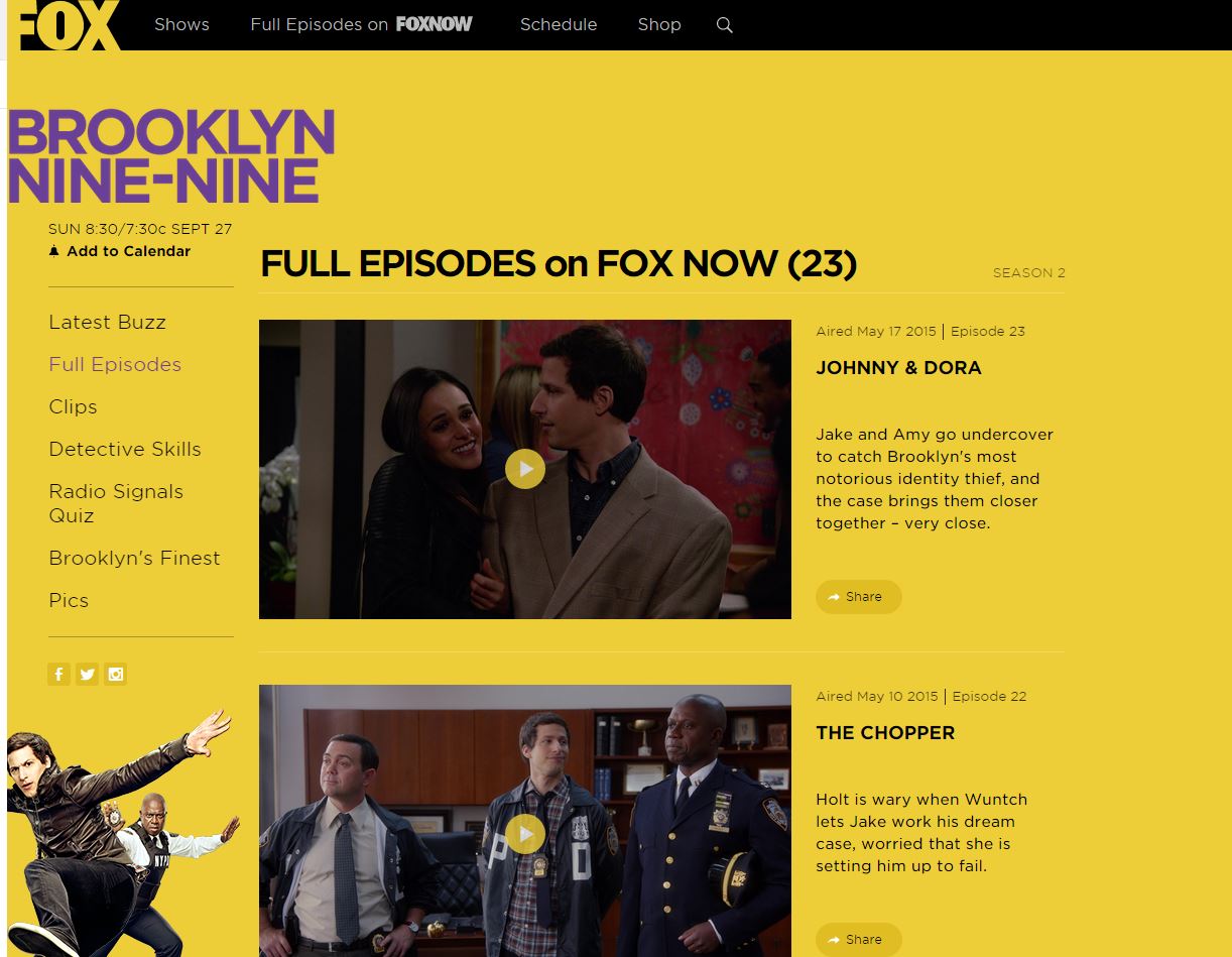 watch brooklyn nine nine online free