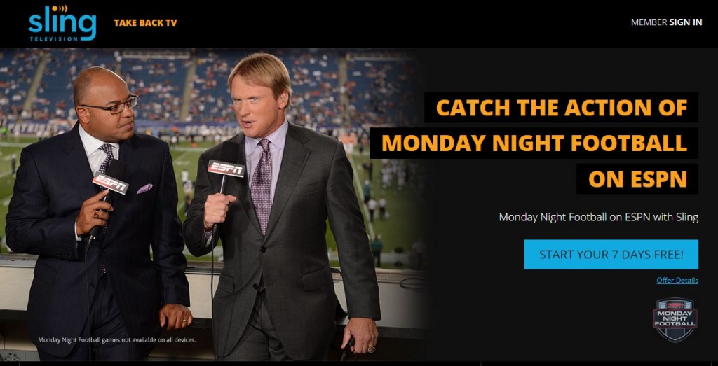 Monday night football free online hot sale