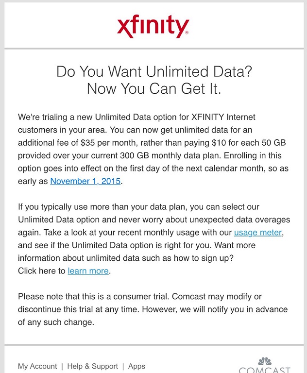 comcast data cap email