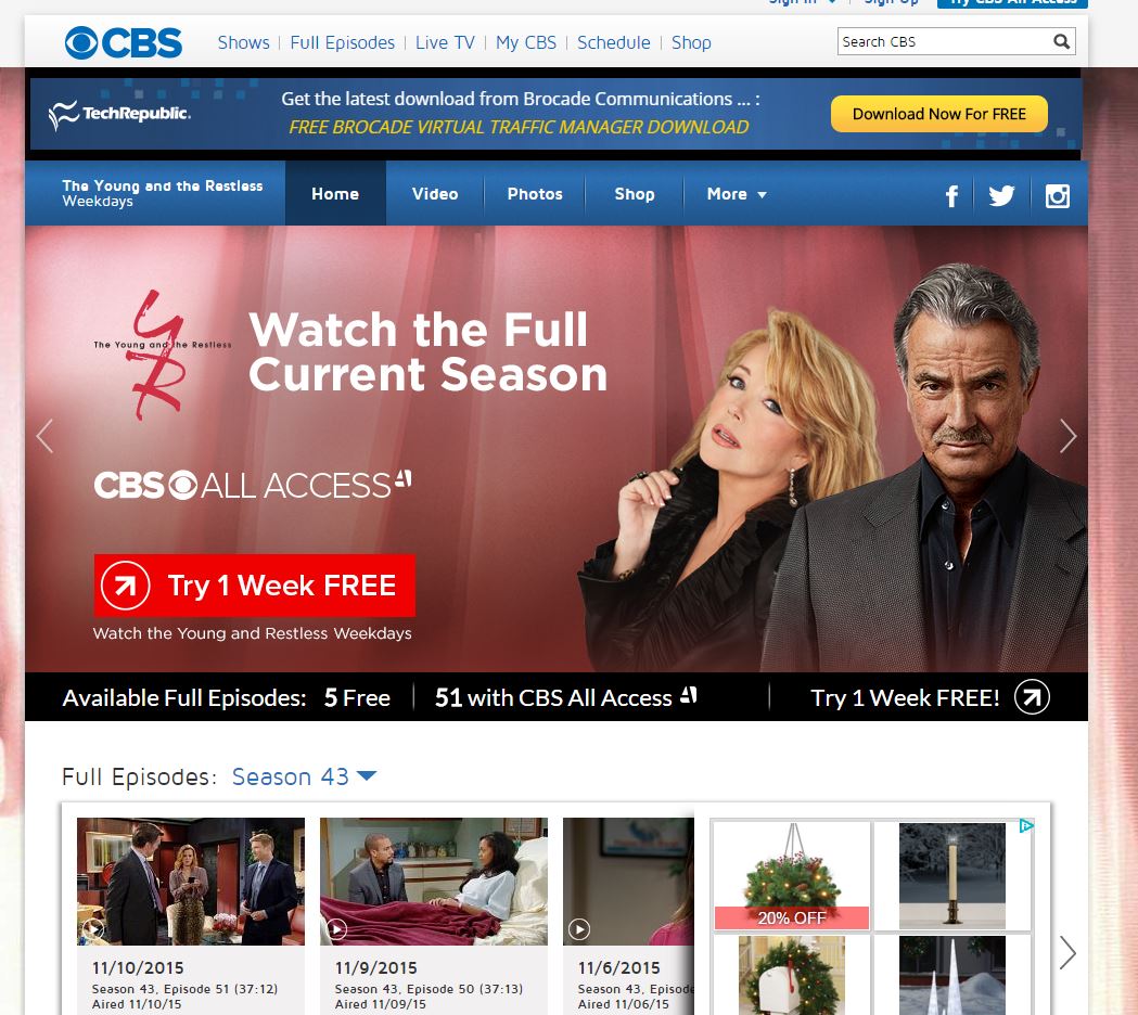 How To Watch The Young The Restless Streaming Online For Free