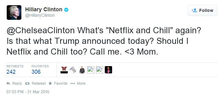 hillary clinton netflix