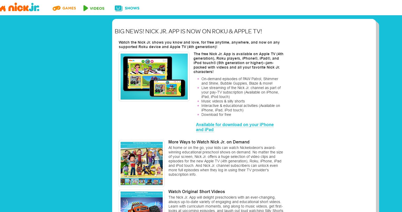 How to Watch Nick Jr Online for Free - Exstreamist