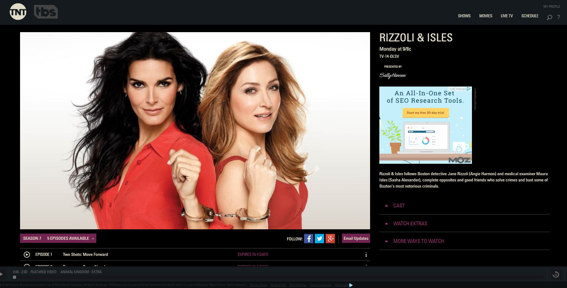 Watch rizzoli and isles best sale online free