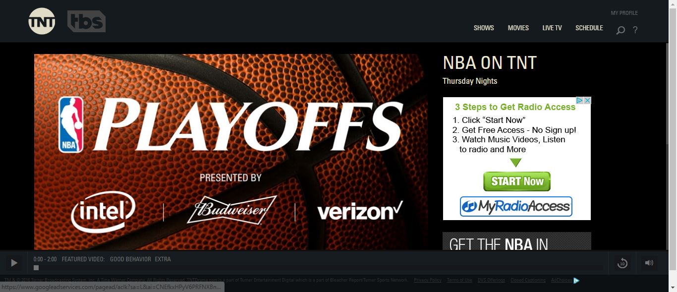 nba playoffs streaming live tnt