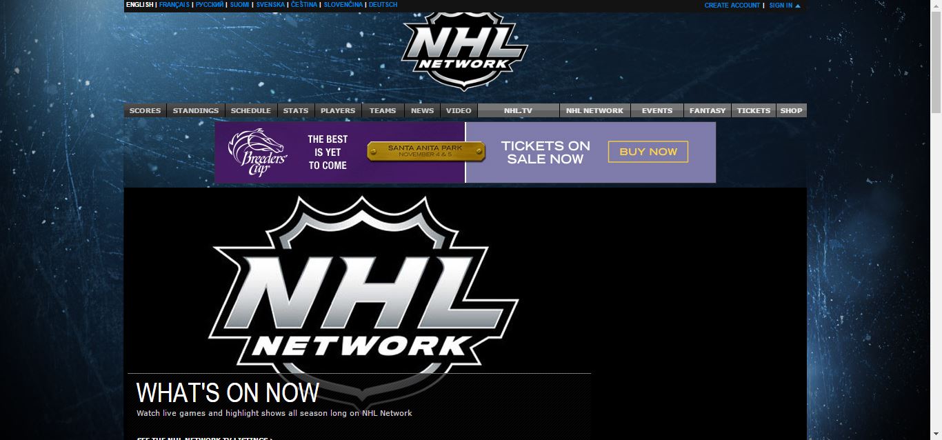 nhl network free