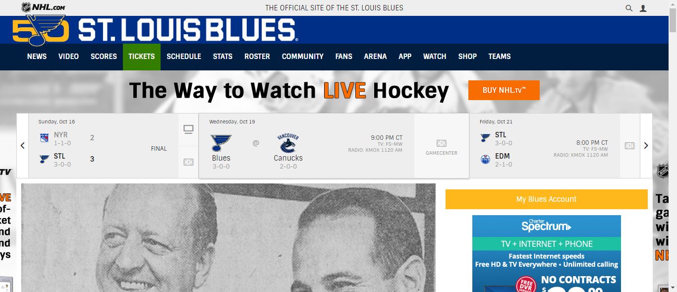 Streaming St. Louis Blues Online for Free - Exstreamist