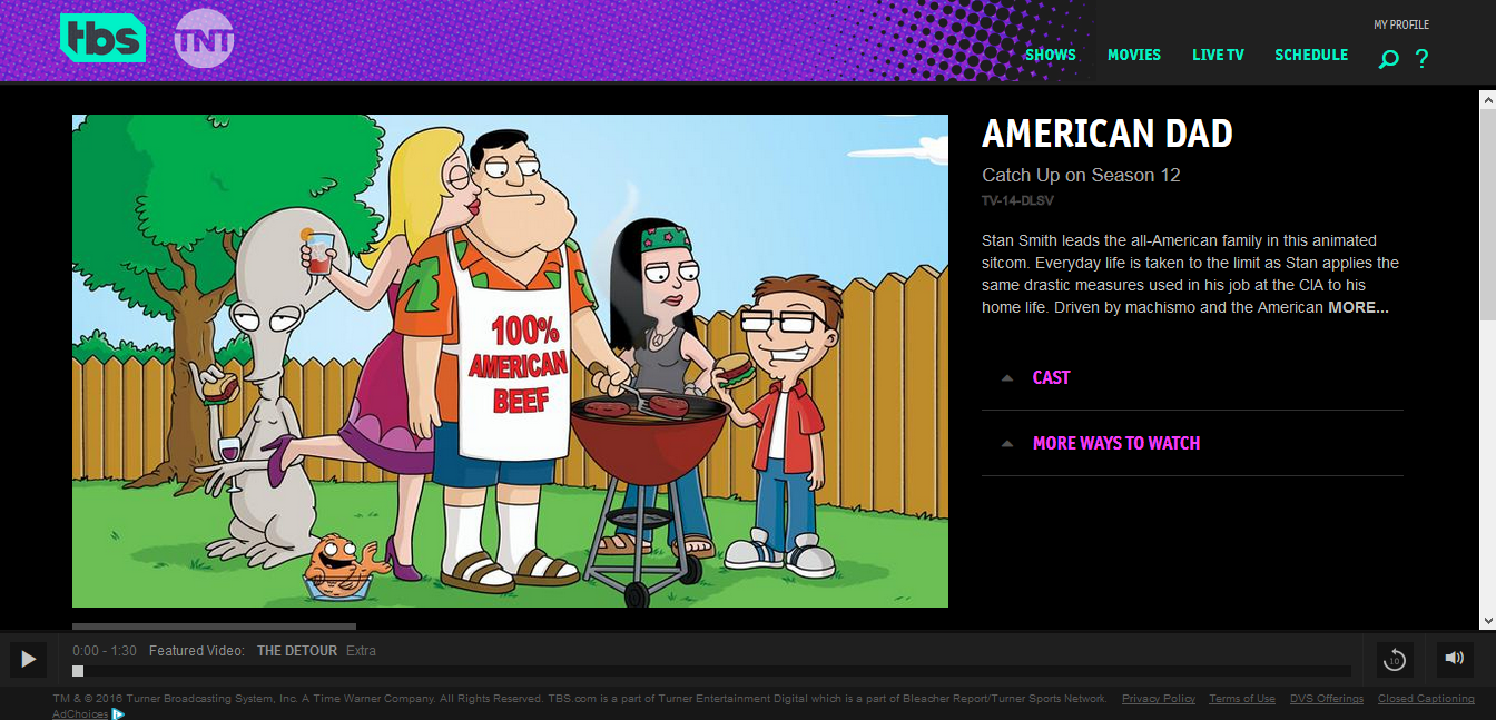 where to watch american dad free