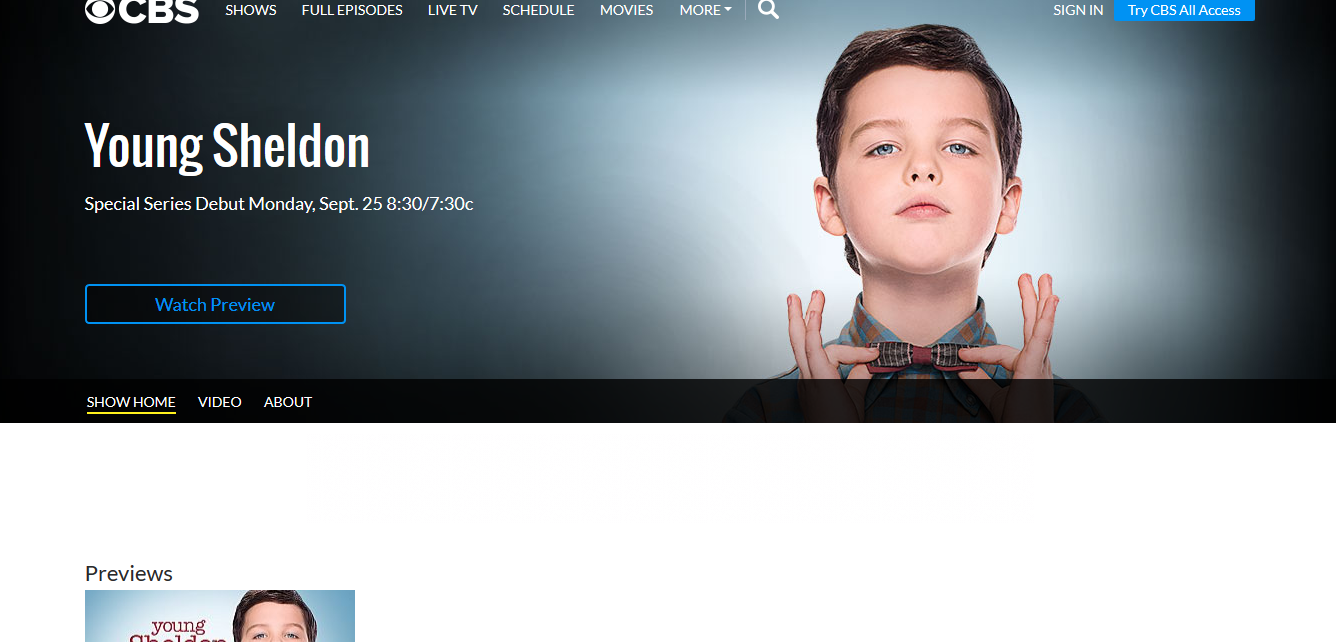 Watch Young Sheldon Online & Streaming for Free - Exstreamist