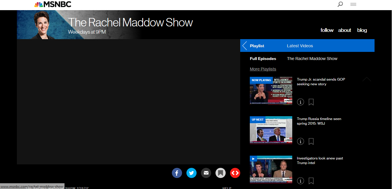 rachel maddow streaming try