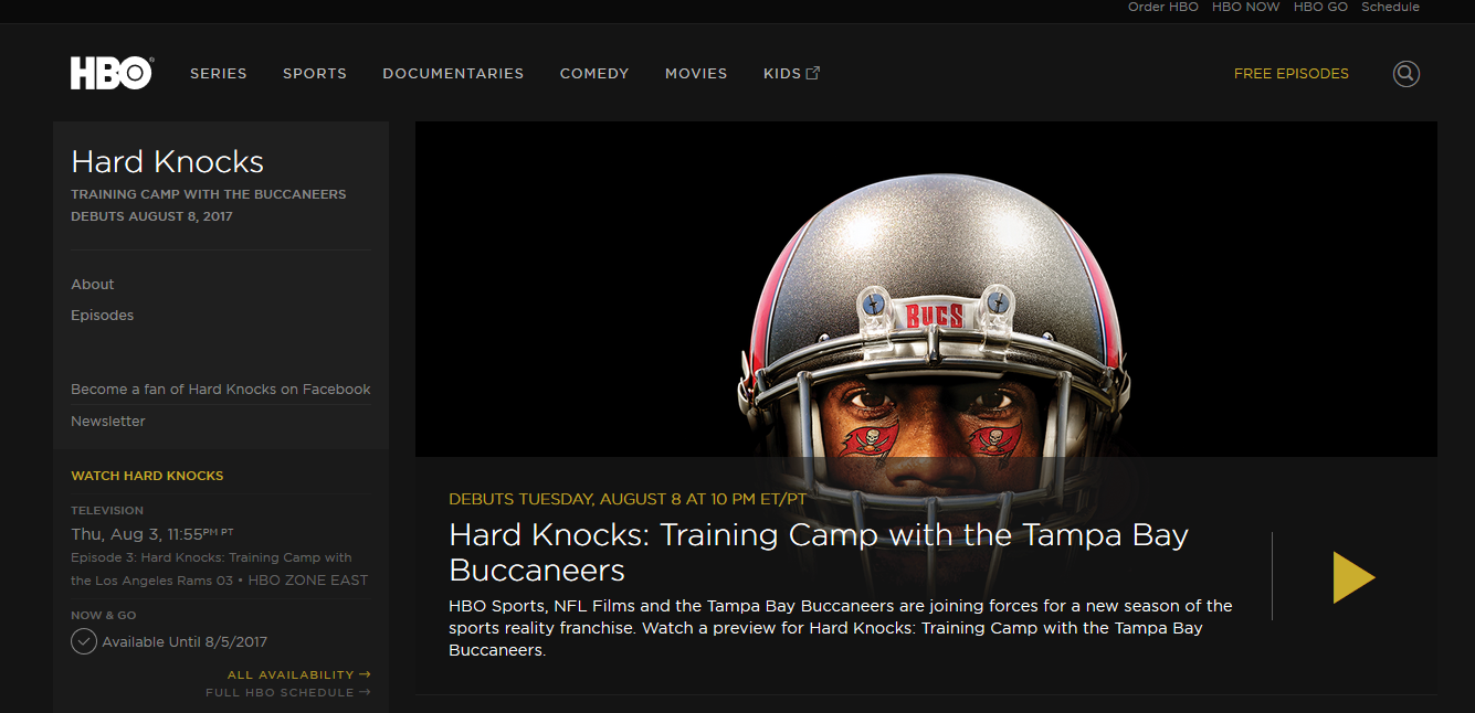 How to Watch Hard Knocks Online Exstreamist