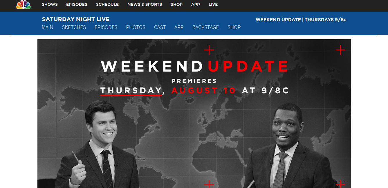 Streaming SNL Weekend Update Online for Free Exstreamist