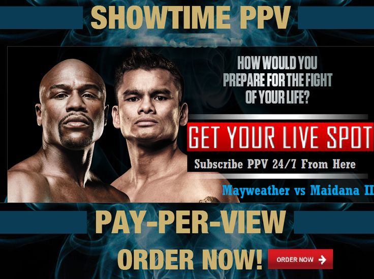 Free boxing pay on sale per view online