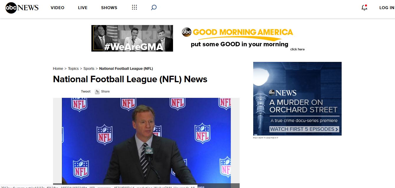 How to Watch NFL on ABC Online - Exstreamist